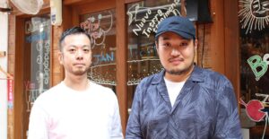 株式会社orb 取締役　下村 尚弘 氏 活海老バル orb 裏参道　店長 江本 伸太氏